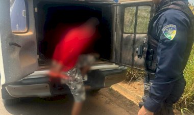 Suspeito de assaltar mercadinho é preso pela PM durante fuga pela RO-133