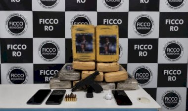 Operação da FICCO prende três suspeitos e apreende 11 kg de maconha e arma em Porto Velho