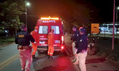Homem fica ferido após sofrer queda de bicicleta elétrica na BR-364, em Jaru