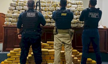 Ação conjunta termina com apreensão de mais de 337 kg de maconha e quase 1 kg de crack em Seringueiras