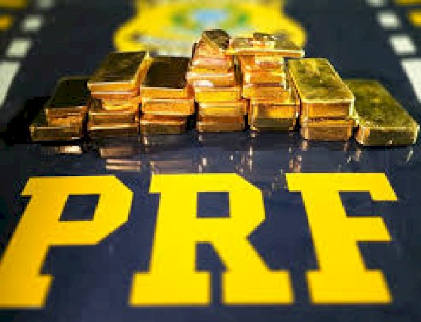 PRF apreende ouro sem comprovação de origem e detém suspeito na BR-364