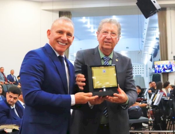 Deputado presta homenagem aos 104 anos da Assembleia de Deus em Rondônia