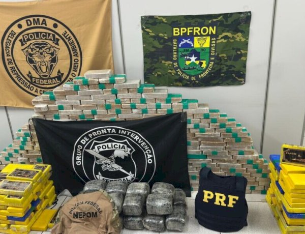 Casal é preso com cerca de 390 kg de drogas durante operação na zona rural de Porto Velho