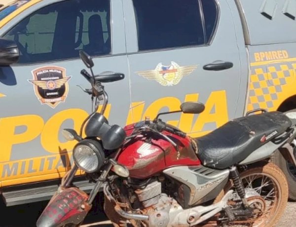 Polícia Militar recupera motocicleta com registro de furto há mais de oito anos em Machadinho d’Oeste