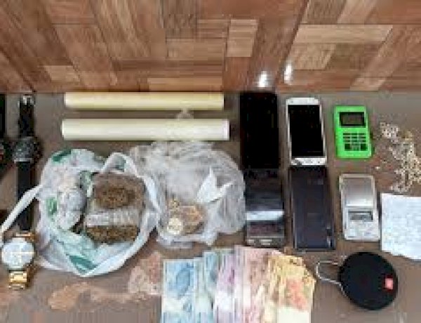 Três suspeitos são presos com drogas durante ação contra o tráfico em Pimenta Bueno