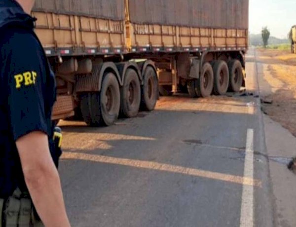 Motociclista perde a vida em colisão com carreta na BR-364, em Rondônia
