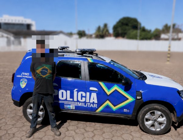 Homem é preso em flagrante após furtar bateria de caminhão em oficina de Vilhena