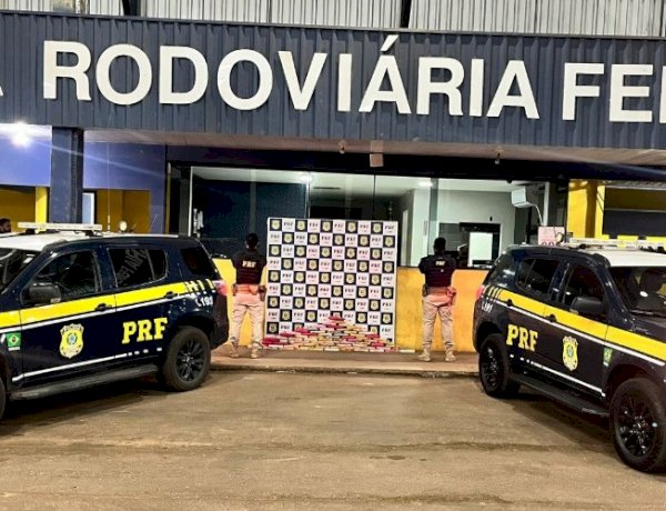 PRF apreende quase 80 kg de cocaína em malas de passageiro durante fiscalização na BR-364