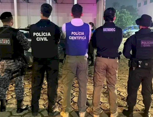 Operação Antípoda cumpre mandados contra facção criminosa em Vilhena, Pimenteiras e Rolim de Moura