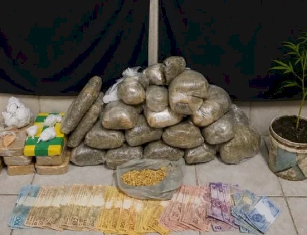 FICCO apreende quase 27 kg de drogas e prende suspeito de tráfico em Rondônia