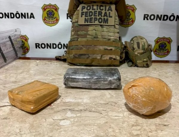Polícia Federal prende suspeito com 2 kg de maconha após entrada clandestina da Bolívia em RO