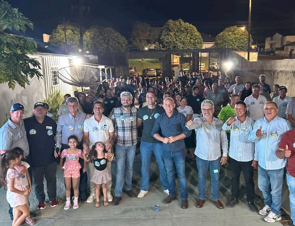 Ezequiel e Wiveslando Neiva reúnem apoiadores e fortalecem mobilização em Colorado do Oeste