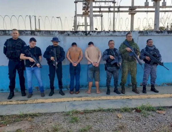 Três presos são recapturados após fuga de delegacia em Porto Velho; um foi baleado