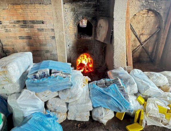 PF incinera mais de 3,6 toneladas de entorpecentes apreendidos em Rondônia