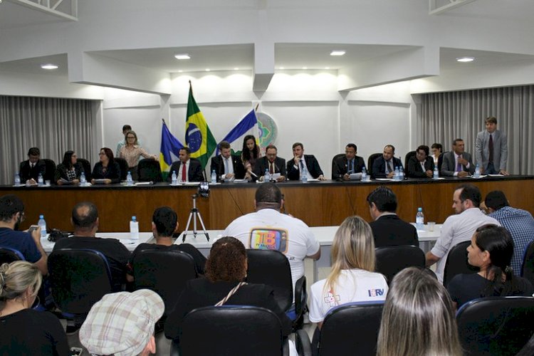 Câmara de Vilhena atinge 94% em transparência e presidente convida população para sessão noturna