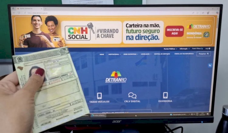 Inscrições para CNH Social em Rondônia encerram na próxima sexta-feira; 1.500 vagas disponíveis