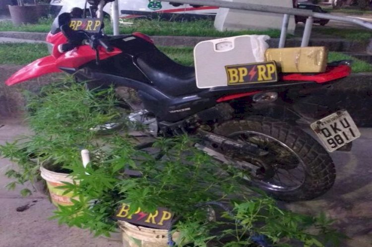 Adolescente é apreendido em Vilhena após fugir da PM com moto roubada e portar maconha