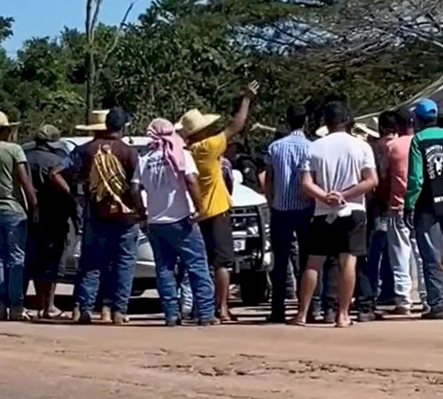Manifestação é encerrada e PRF libera completamente a BR-364 no acesso a Cujubim