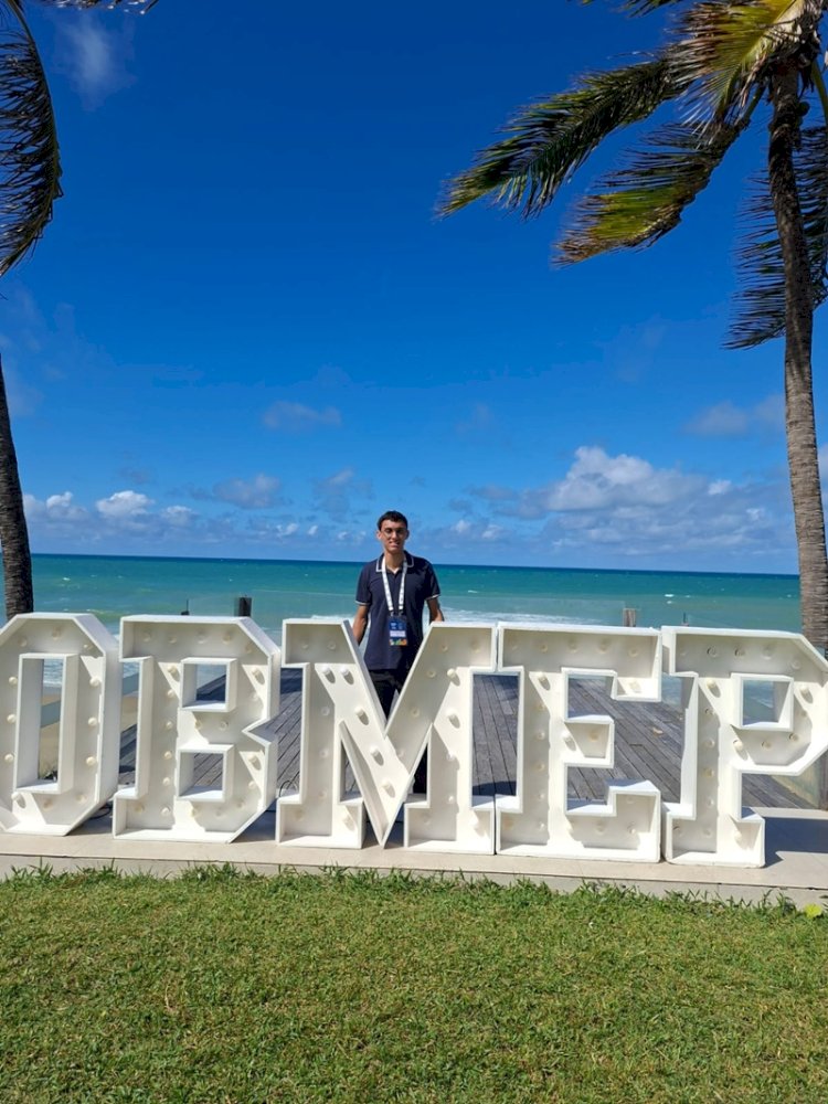 Estudante de Vilhena com melhor nota de Rondônia na OBMEP participa de evento nacional no Rio Grande do Norte