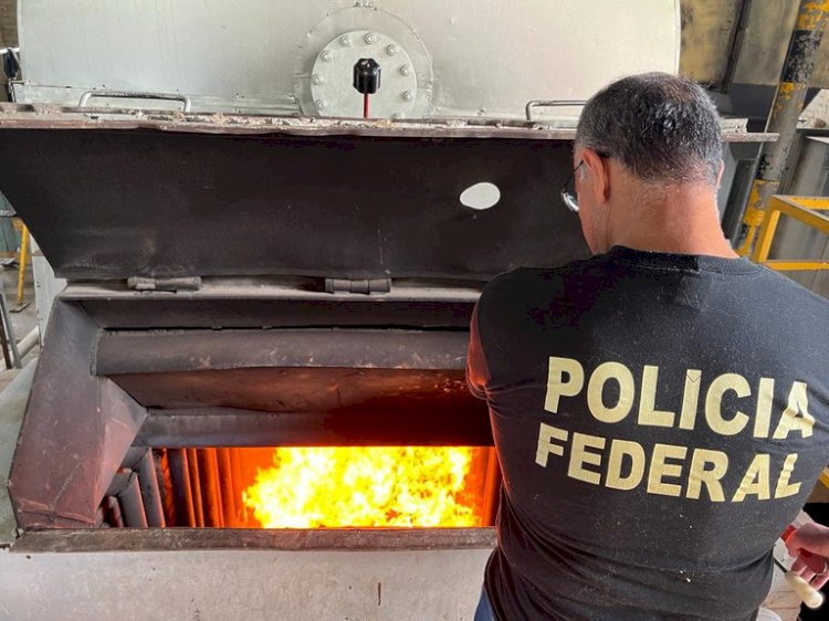 Polícia Federal incinera cerca de duas toneladas de drogas em Porto Velho