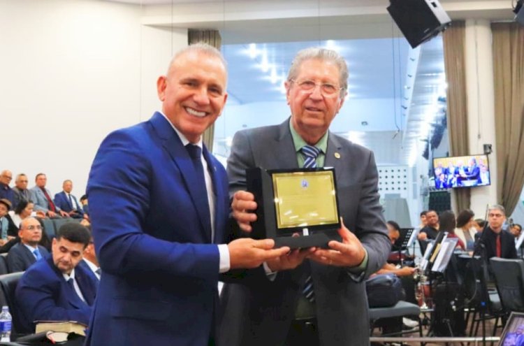 Deputado presta homenagem aos 104 anos da Assembleia de Deus em Rondônia