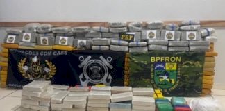 Dupla é presa com 72 kg de drogas e arma durante operação no Rio Madeira, em RO