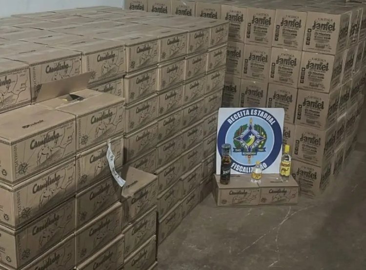 Fiscalização apreende carga de bebidas escondida em meio a cimento e evita prejuízo de R$ 160 mil em Vilhena