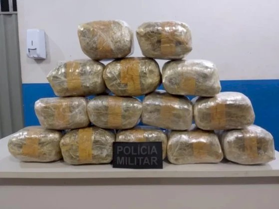Passageiro é flagrado com droga escondida em malas e acaba preso em Vilhena