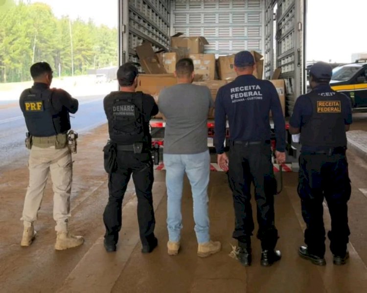 Operação integrada apreende cerca de 600 kg de droga escondida em carga na BR-364 em Vilhena