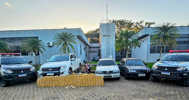Operação integrada apreende mais de 276 kg de drogas e prende quatro suspeitos em Ji-Paraná