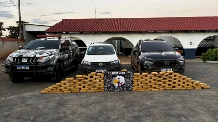 Carga de maconha que saiu de Rondônia é apreendida no Mato Grosso; dois homens são presos