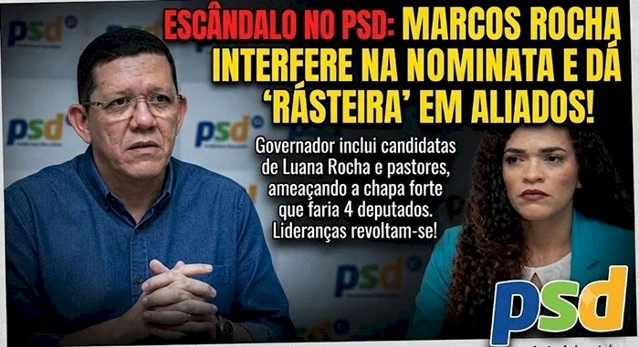 Mudanças na composição da chapa do PSD provocam insatisfação interna e acirram disputa nos bastidores em Rondônia