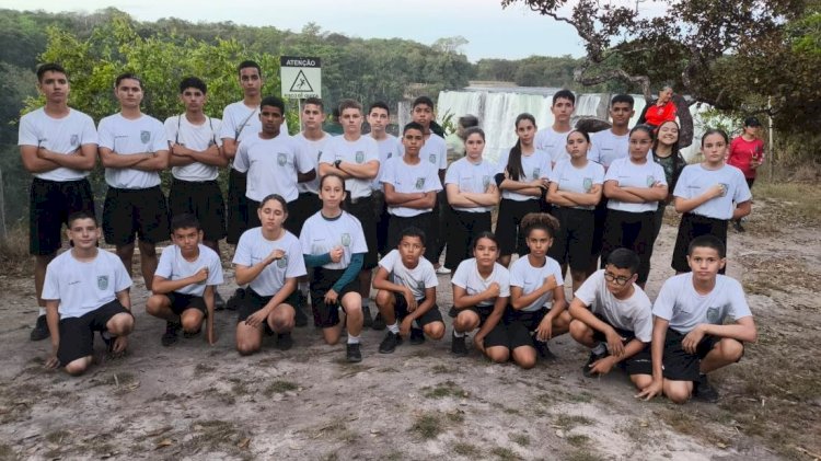 CEREJEIRAS: Polícia Militar Mirim participa de intercâmbio no Mato Grosso e recebe homenagens