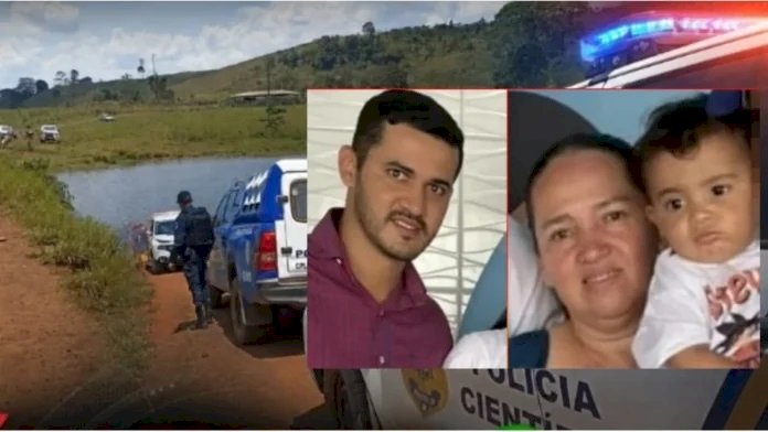 Carro cai em represa e deixa três mortos da mesma família em Alta Floresta d’Oeste