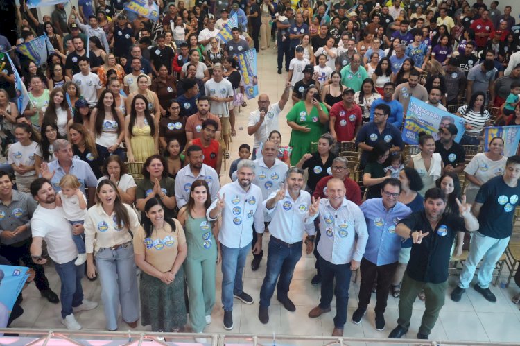Ezequiel e Wiveslando Neiva fortalecem campanha com grande mobilização em Porto Velho