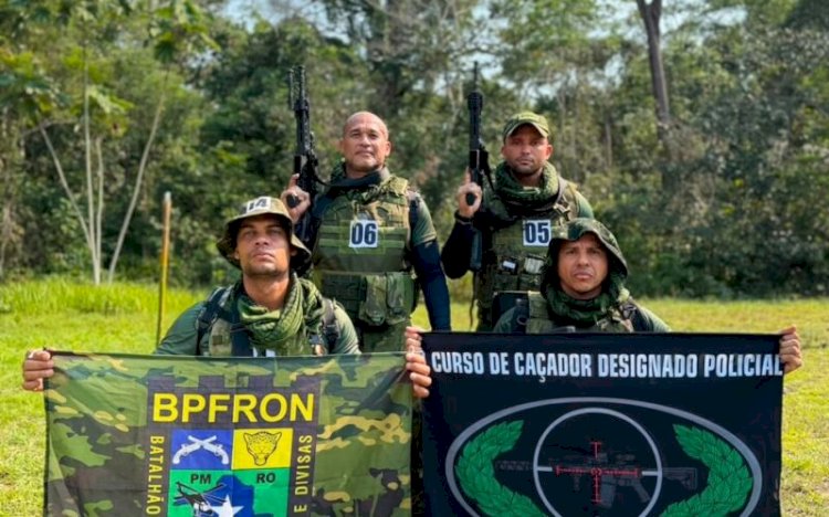 Policiais do BPFRON concluem curso de Caçador Designado Policial em Rondônia
